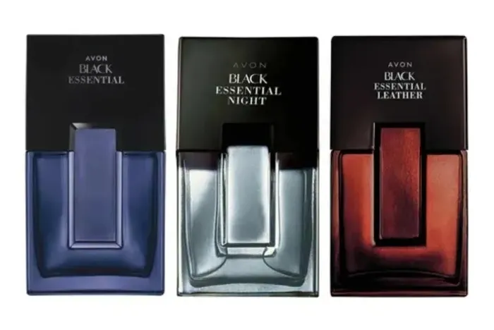 Perfume Avon Black Essential Leather,Secret ou Dark 100ml.