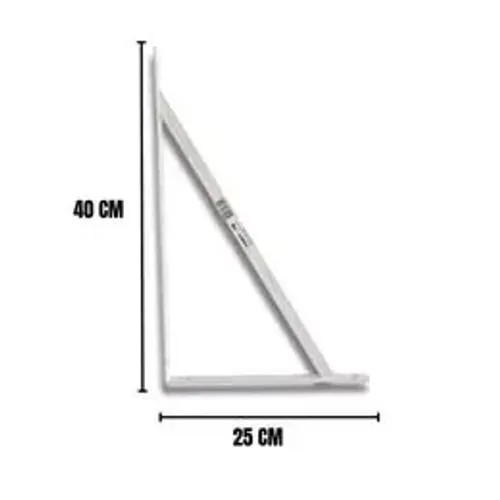 Mão Francesa Suporte para Prateleira BRANCA 90° - 40x25 - 6 Unidades