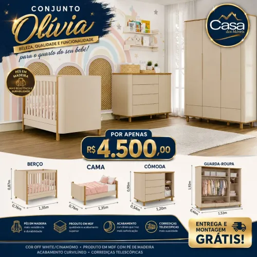 Quarto de bebê Olivia