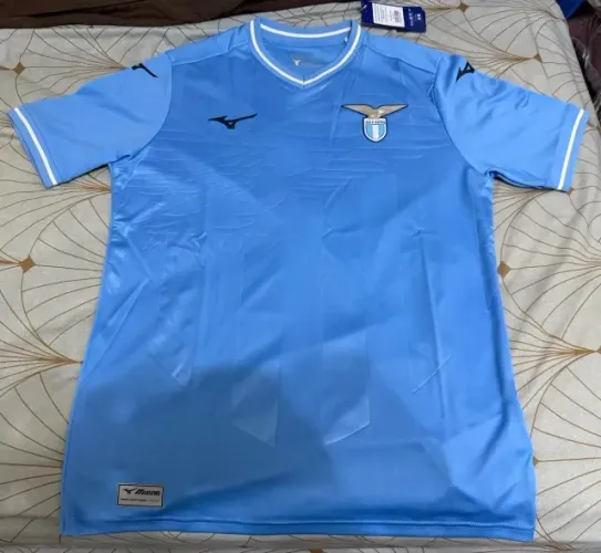 camisa mizuno lazio home 2023/24