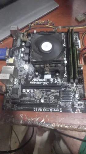 Kit de placa mãe FM2 com A4 4000 e 4GB ddr3
