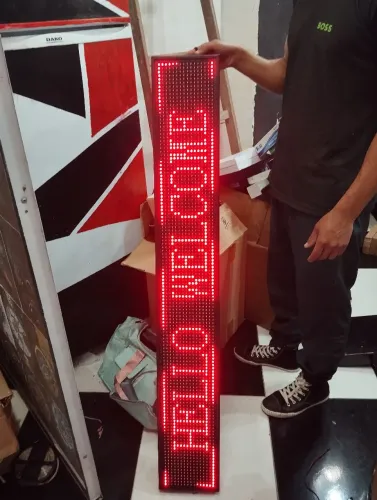 Painel de led para loja ou pizzaria restaurante 