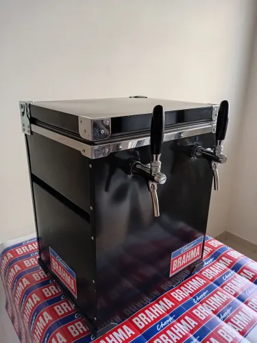 Chopeira 2 Torneiras completa- extratora,  cilindro co2 4kg- regulador de pressão