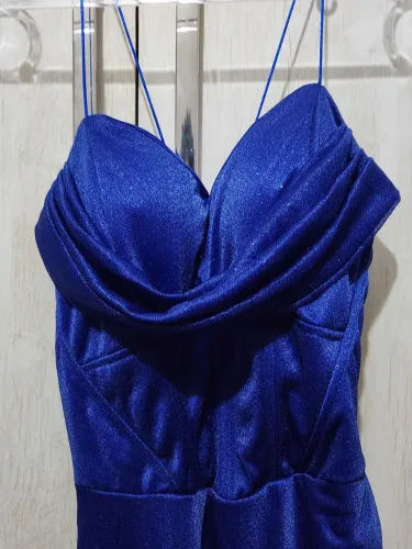 Vestido de festa azul Royal