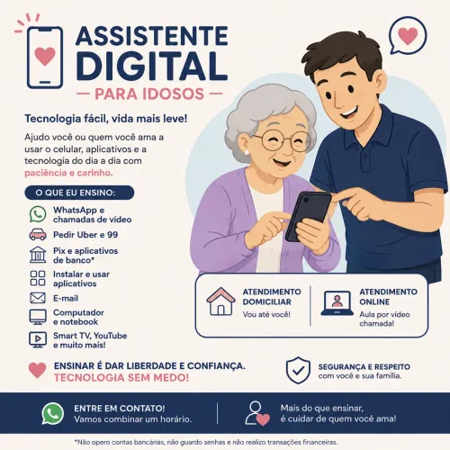 Assistência digital para idosos 