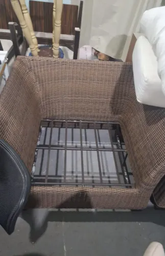 Conjunto de Vime em ótimo estado.