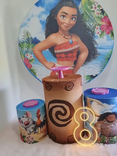 Flowers festas decoração tema Moana