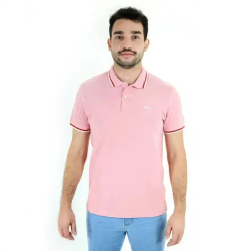 Camisa Polo Colcci Rosa Rubor (tamanho M, nova e original)