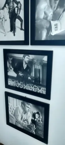 5 quadros pôster de cinema 