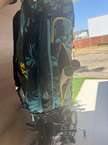 2 Raquetes de Beach Tennis Vision + Shark + Raqueteira