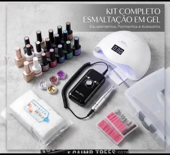Kit Completo de Manicure / Nail Designer (Iniciante ao Profissional)