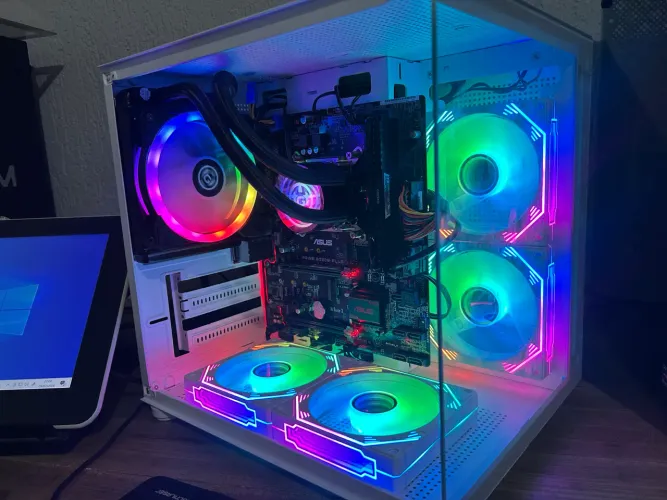 Pc gamer branco i5 com 16gb de RAM DDR4(Somente CPU)
