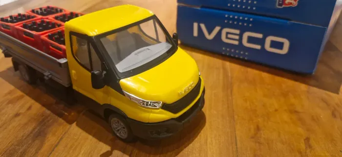 Miniatura Brinquedo Caminhão Iveco Daily Drop Side 1:30