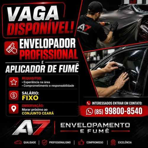 Envelopador e Aplicador de Fumê Profissional  