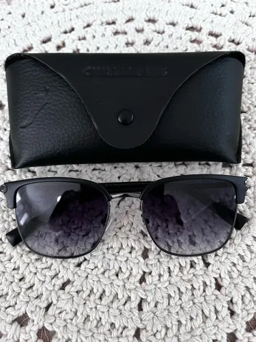 Óculos esporte chillibeans preto degradê original com case