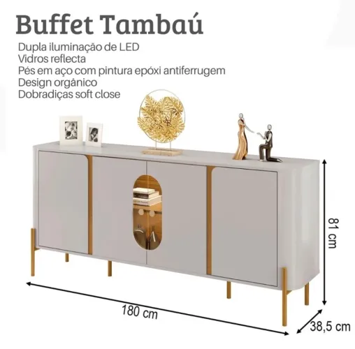 Aparador Buffet 1,80cm - Promoção