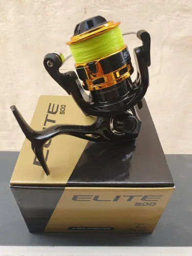 (Novo) Molinete MS Elite Gold 500 - 4 rol. - direito/esquerdo