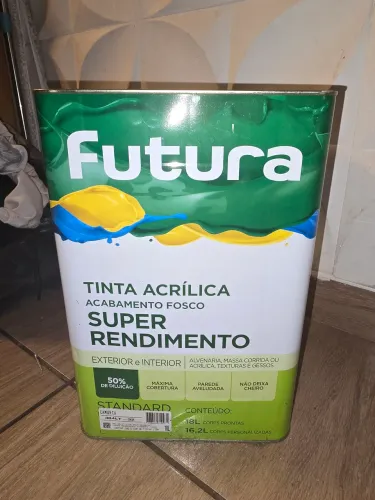 Tinta acrílica  FUTURA 18 Lt (Camurça)