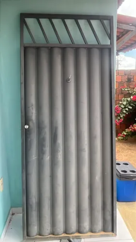Portão galvanizado 