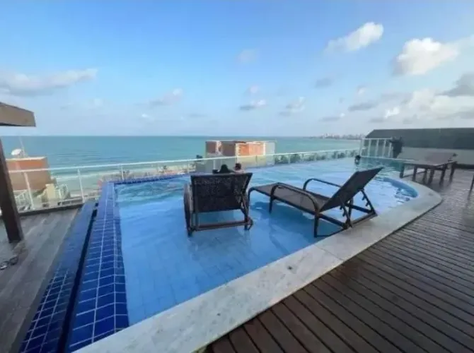 Flat mobiliado em Intermares, a 1 minuto da praia, com rooftop, piscina e excelente potenc