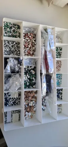 Vendo maleta de Navetes em Acrílico para Artesanatos