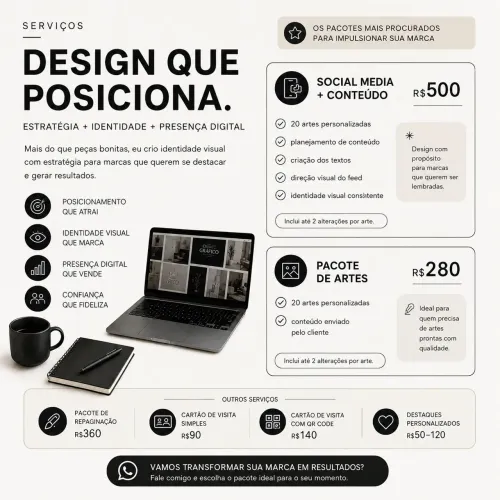 Social mídia e web designer