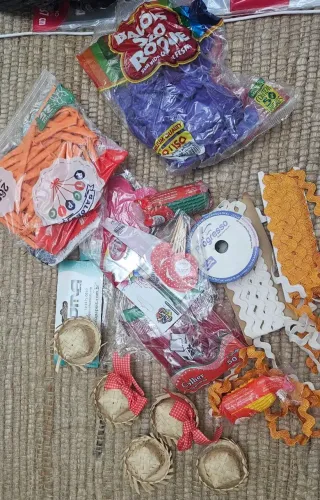 Kit 10: Itens de artesanato (festa junina)