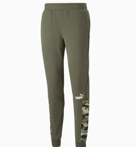 CALÇA PUMA MOLETOM ESSENTIALS BLOCK