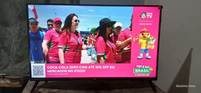 Venda Smart TV TCL 32" QLED Full HD retirada por conta do comprador 