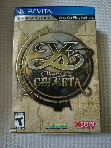 Ys Memories of Celceta PSVita Silver Anniversary edition completo e impecável
