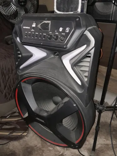 Caixa Amplificada com bateria viciada mas pega normal na tomada
