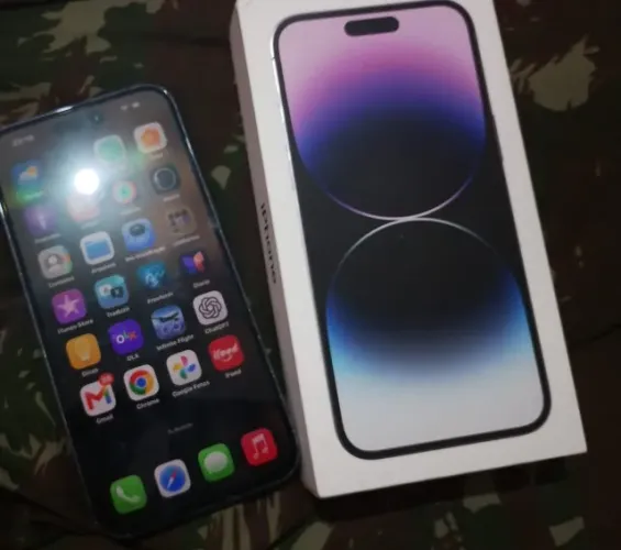 iphone 14 pro max 128GB 89% sem detalhes com caixa nota fiscal em estado de novo