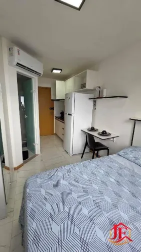 Apartamento com 1 dormitório para alugar, 18 m² por R$ 3.540,00/mês - Costa Azul - Salvado