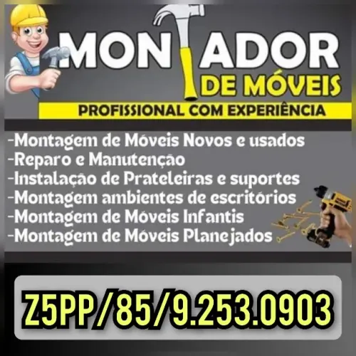 Montador de móveis a partir de 50 reais 