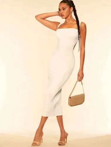 Vestido Shein Off white
