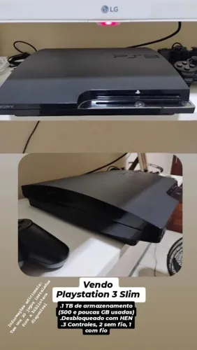 Playstation 3 Slim ( Troca ou Venda )