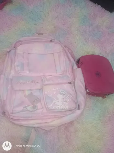 Mochila e estojo infantil