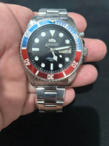 Relógio Orient submariner pepsi
