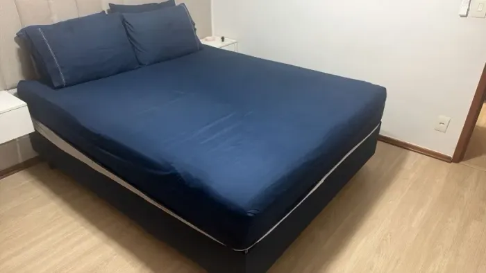 Cama Queen (Colchão e Box)