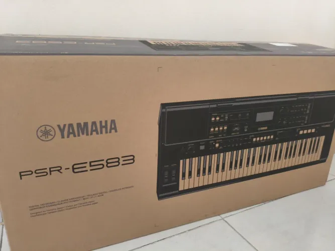 Teclado Yamaha Psr e583 novo na caixa