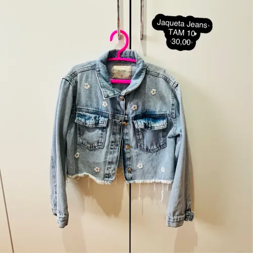 Jaqueta Jeans Menina