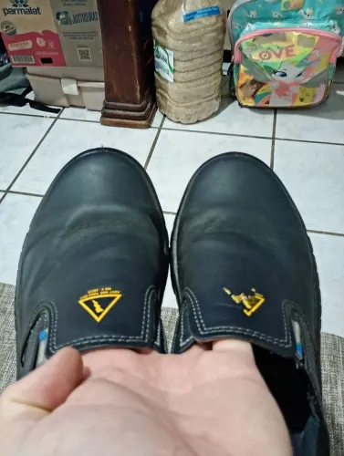 Sapato de Segurança Marluvas Antichoque Nº 44 - Semi Novo - R$ 90,00