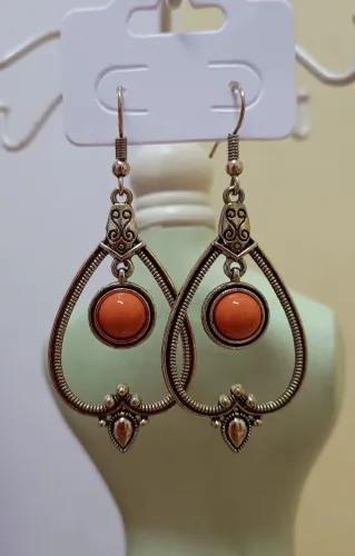 Lindo par de brincos vintage importado 