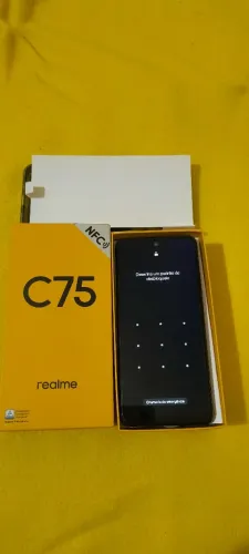Pra vender logo realme c75 256+8+8 de RAM aprova d'água com todos acessórios
