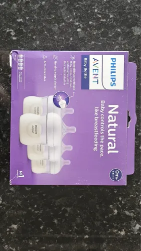 Kit Mamadeiras Pétala 4 Peças Philips Avent 0m