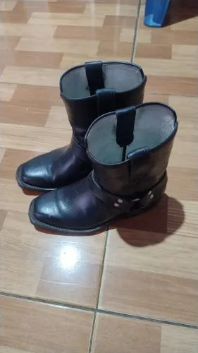 Bota texana harness couro legítimo n° 40
