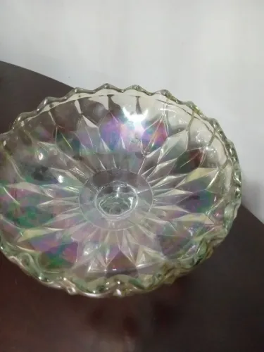 Fruteira de Cristal peça antiga