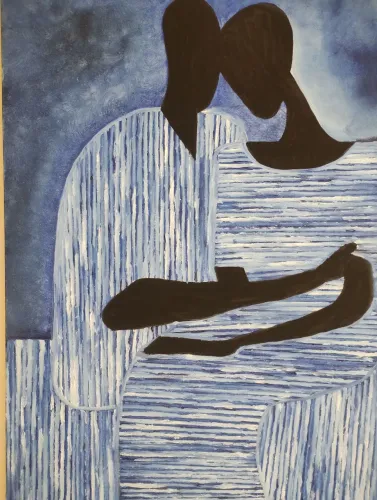 Tela pintada a mão 