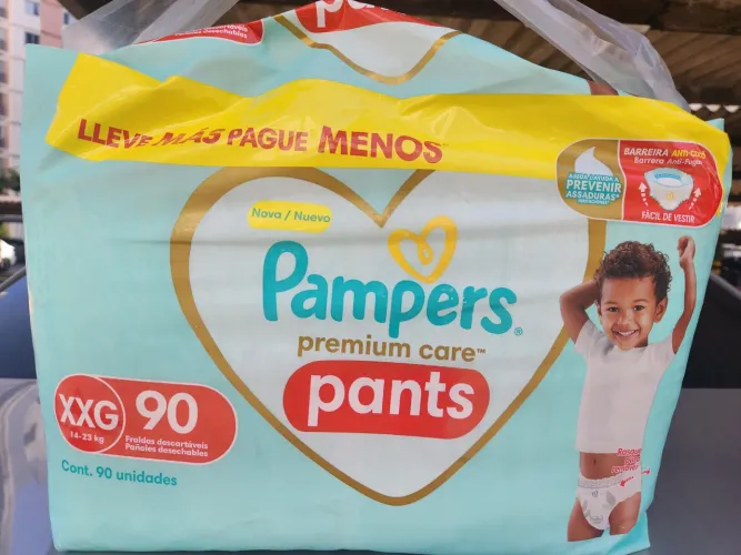 Fralda Pampers Premium Care