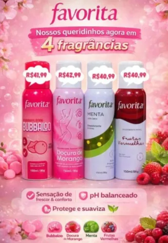 Desodorante íntimo Favorita 